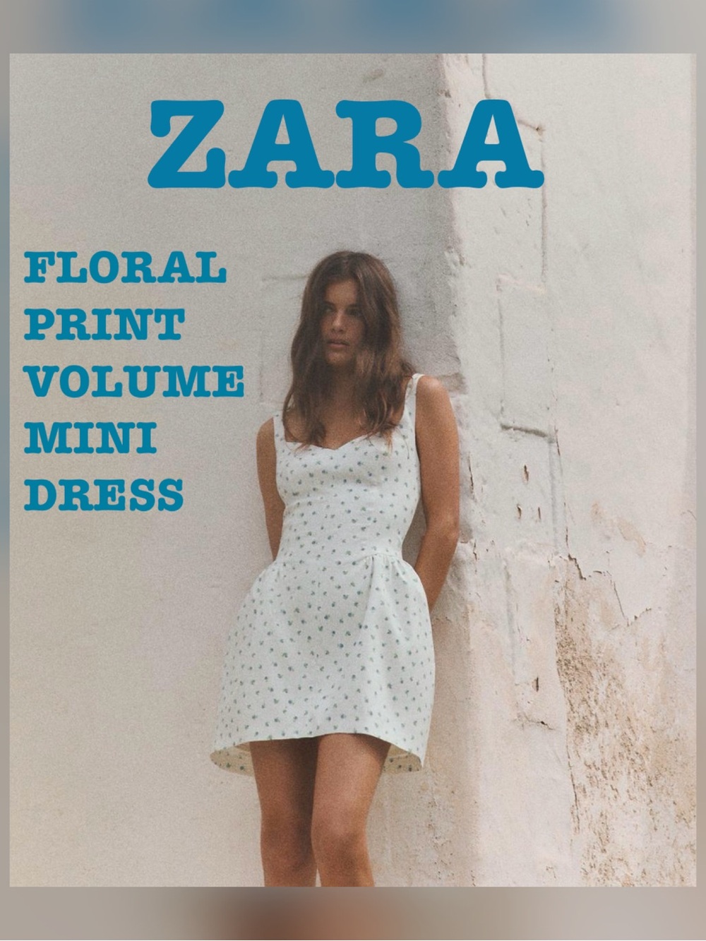 Zara Floral Mini Dress
